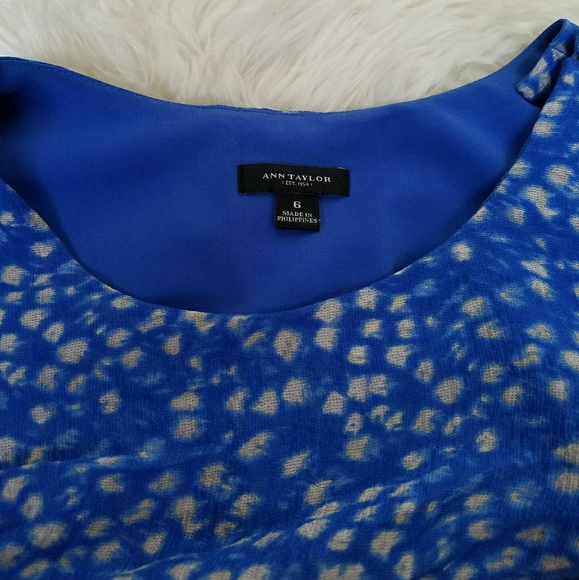 Ann Taylor Silk Flutter Dress, 6 - Picture 4 of 6